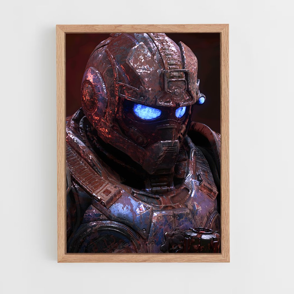 Poster Halo de Lutte – affiche Gears of war (vue 4)